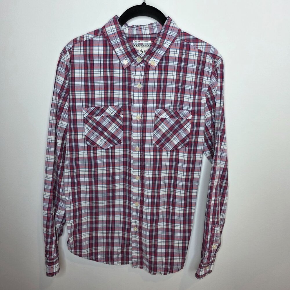 Warp‎ + Weft Button Up Mens Small